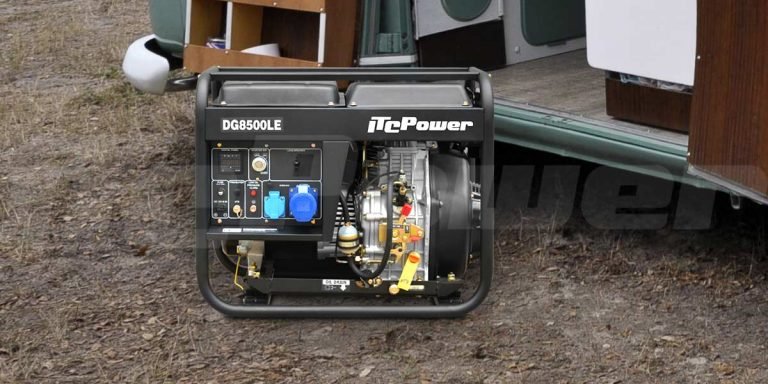 How does the diesel generator cooling system work?