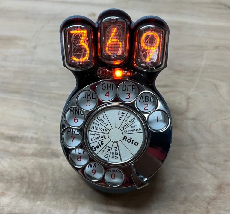 Tindie Blog | Nixie Tubes and Rotary Dials: The Rŏ̽ta Counter
