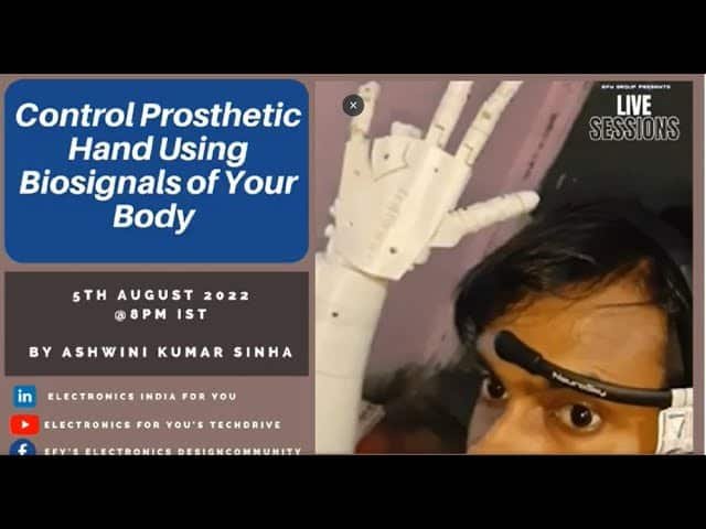 Control Prosthetic Hand Using Bio Signals Of Your Body