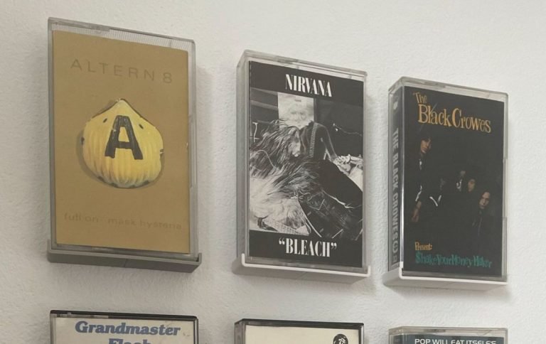 Tindie Blog | Cassette Tape Floating Shelves