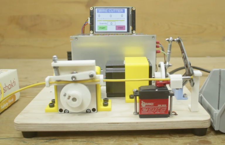 Handy machine cuts and strips wires so you don’t have to