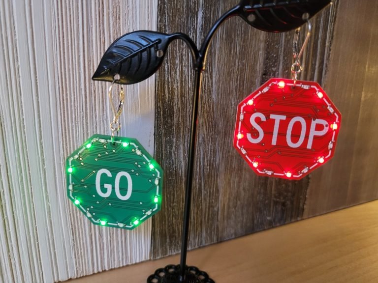 Tindie Blog | Stop/Go Earrings!