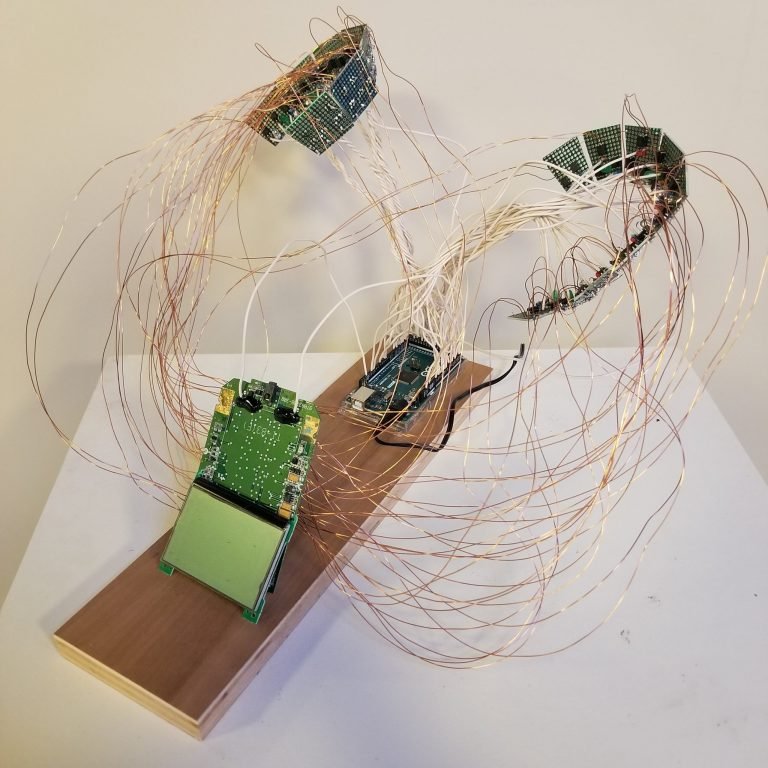 This Tee Eye calculator sculpture tells a story