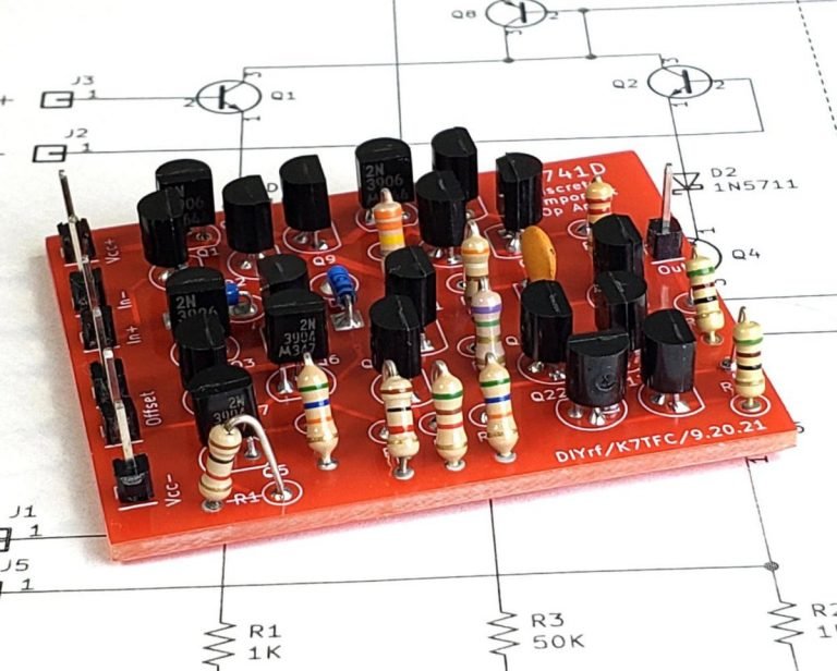 Tindie Blog | Build a Classic Op Amp from Discretes