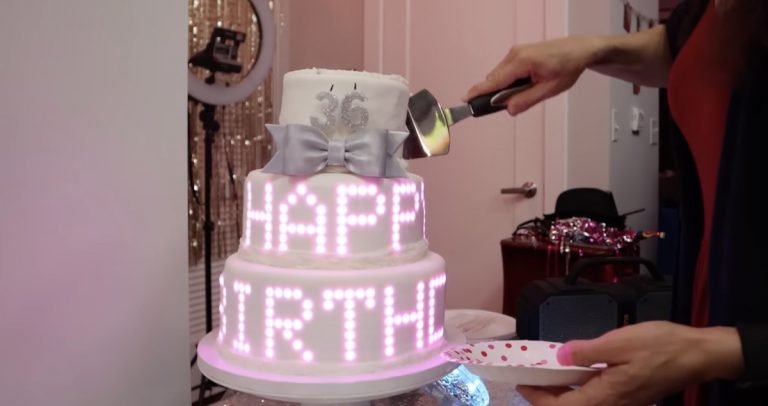 Arduino brings birthday cake to life