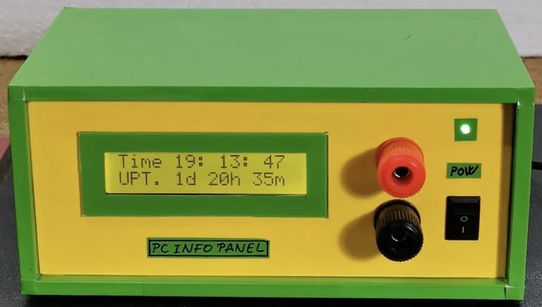 Multi-function device displays PC data and news