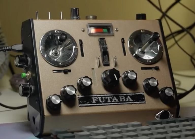 Old RC transmitter becomes new MIDI controller