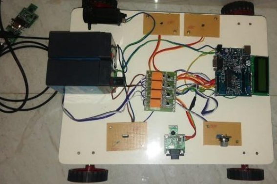 Arduino based Coal Mining Safety Robot To Detect Gas and Fires