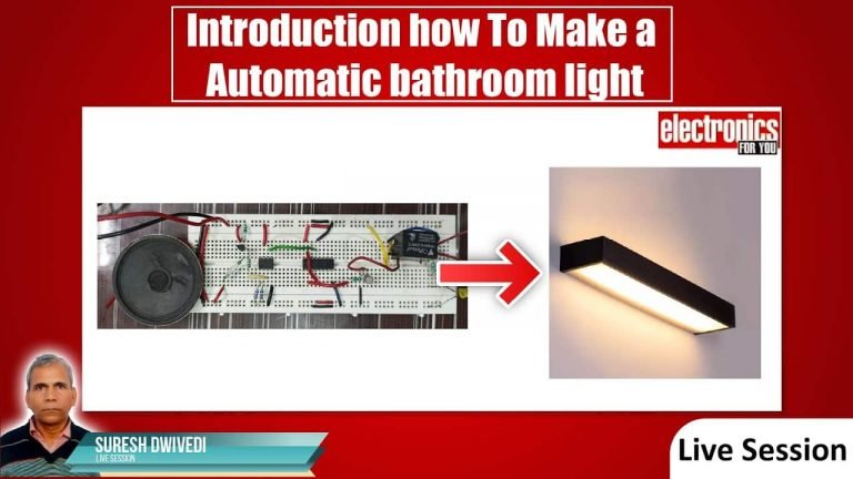 How To Make a Automatic bathroom light