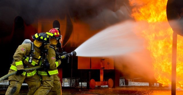 Fire Pumps used by fire fighters